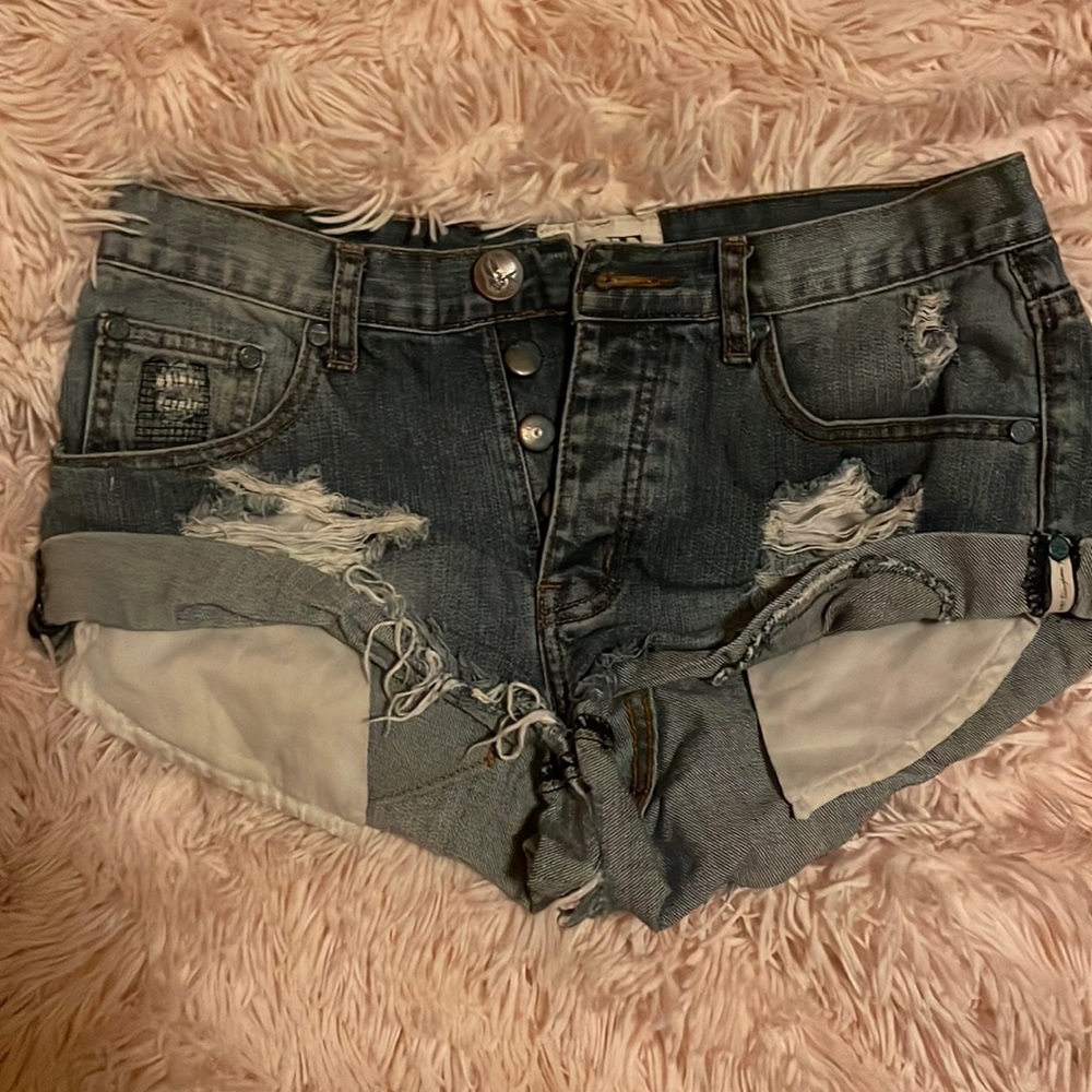 One teaspoon Jean shorts bandits